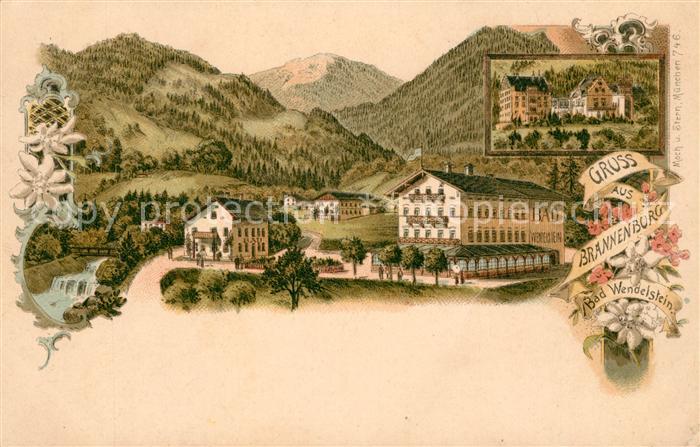 Brannenburg Bad Wendelstein Litho