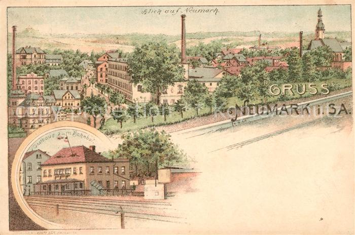 Neumark Sachsen Gasthaus zum Bahnhof