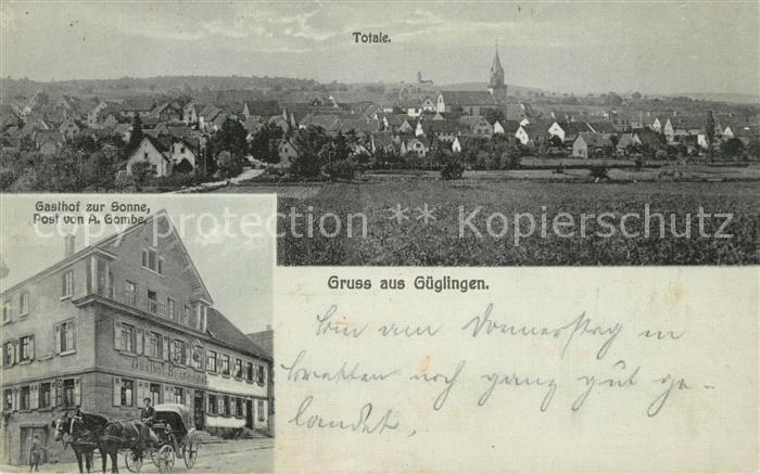 Gueglingen Totalansicht Gasthof zur Sonne