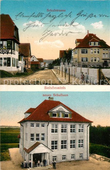 Schoenaich Wuerttemberg Schulstrasse Neues Schulhaus
