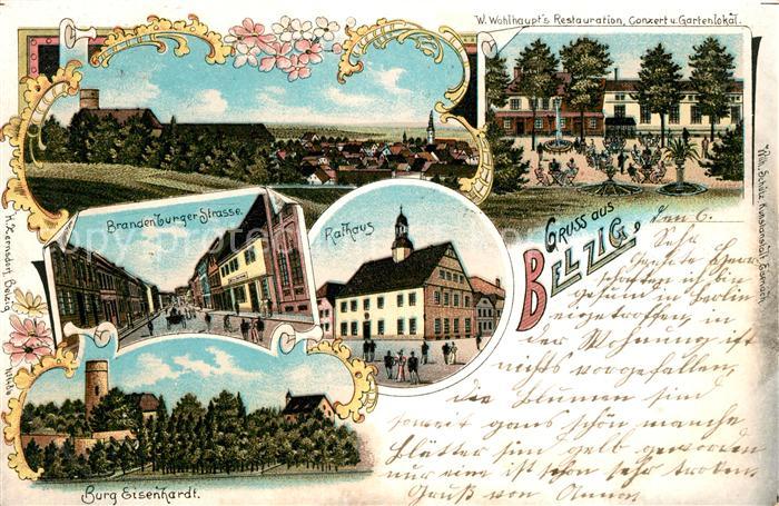 Bad Belzig Brandenburger Strasse Rathaus Burg Eisenhardt Restauration W. Wohlhau