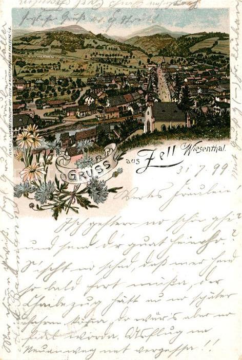 Zell Wiesental Litho