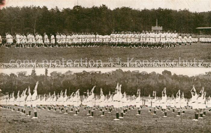 London Physical Training Display by Kings Regt. and Queens Regt. Aldershot Tatto