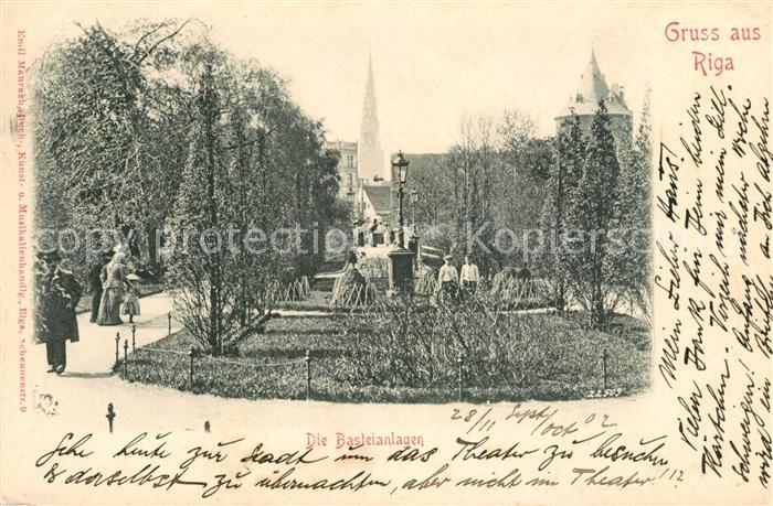 Riga Lettland Basteianlagen