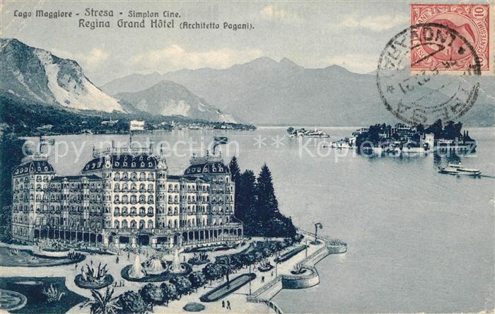 Stresa Lago Maggiore Regina Grand Hotel Simplon Cine