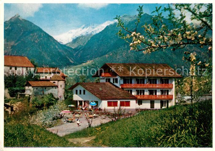 Schenna Meran Pension Starkenberg Alpen Baumblüte