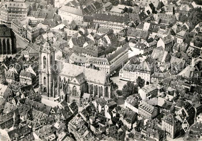 Colmar Haut Rhin Elsass Cathedrale vue aérienne