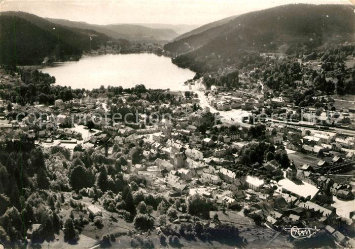 Gerardmer Vosges et le Lac vue aerienne