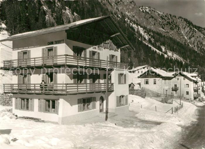 Trafoi Suedtirol Garni Hotel Tuckett an Stilfserjochstrasse Ortlergebiet im Wint