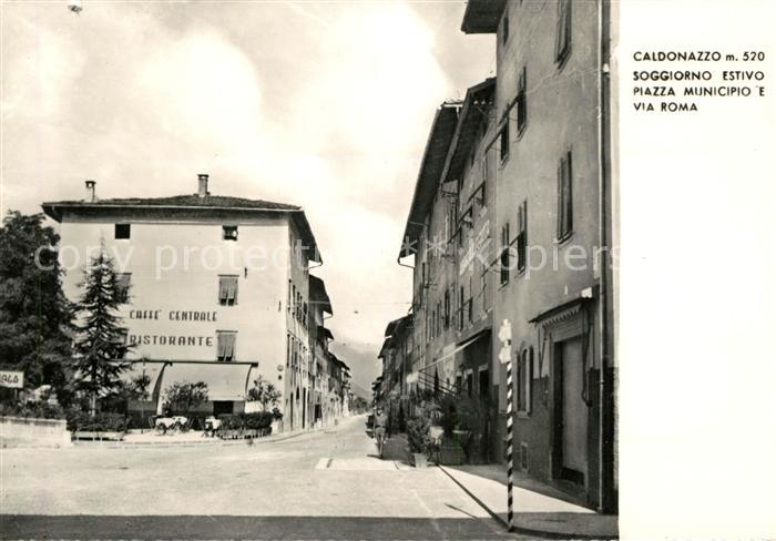 Caldonazzo Soggiorno Estivo Piazza Municipio e Via Roma