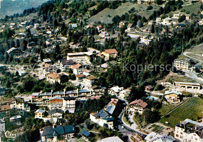 Saint-Gervais-les-Bains Centre de la Station vue aérienne
