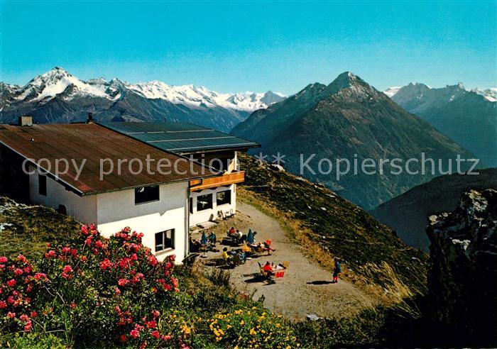 Mayrhofen Zillertal Berggasthof Penkenjoch Alpenpanorama