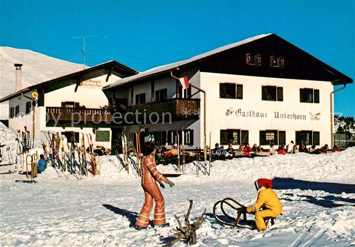 Klobenstein Ritten Gasthaus Unterhorn am Rittnerhorn Winte