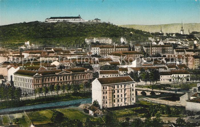 Brno Bruenn Panorama Burg Schloss