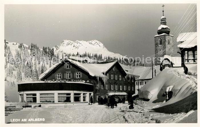 Lech Vorarlberg Kirche Winterlandschaft