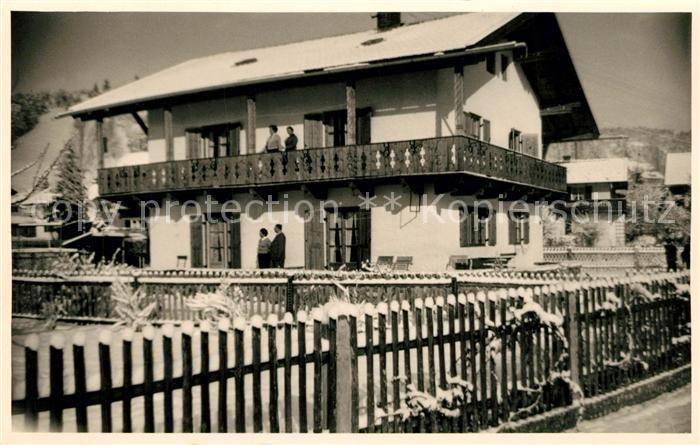 Mittenwald Bayern Winterlandschaft Pension