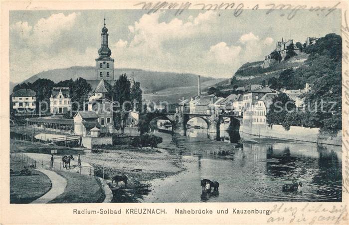 Kreuznach Bad Nahebruecke Kauzenburg Kirche
