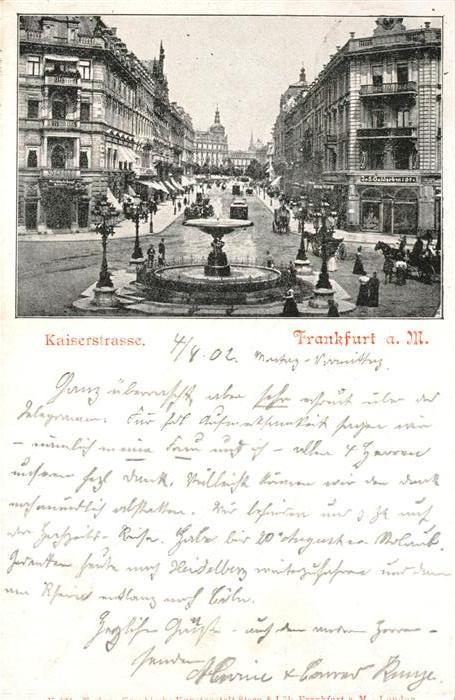 Frankfurt Main Kaiserstra?e