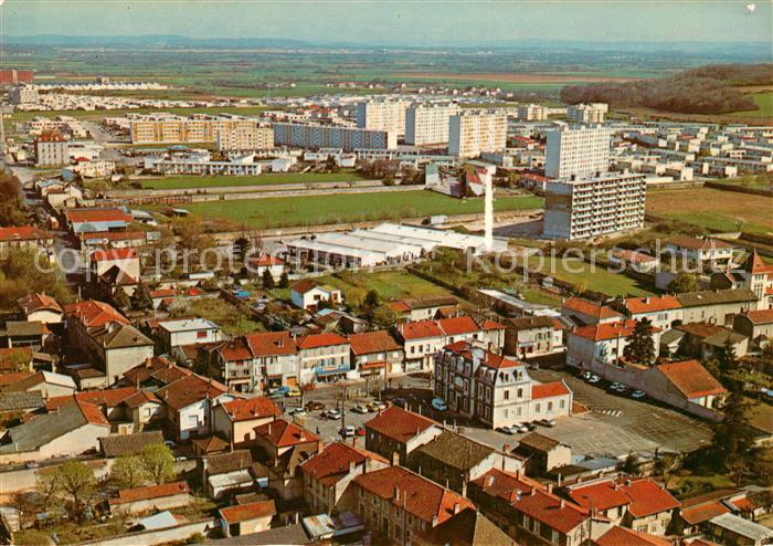 Meyzieu Fliegeraufnahme Neubausiedlung Bourg