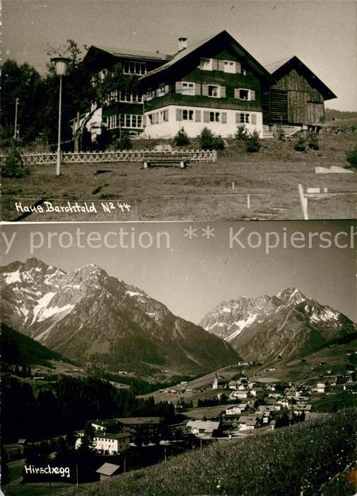 Hirschegg Kleinwalsertal Vorarlberg Haus Berhtold