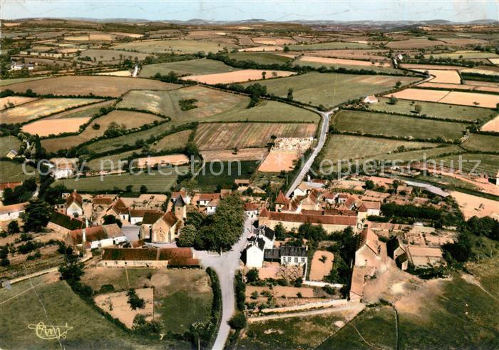 Saint-Seine Fliegeraufnahme Kirche