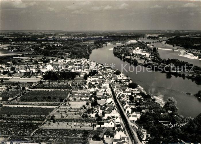 Chouze-sur-Loire Fliegeraufnahme
