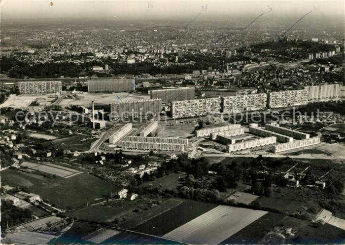 Lyon France Fliegeraufnahme Neubauviertel Duchere