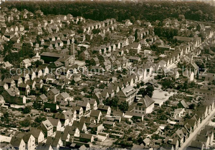 Walldorf Hessen Fliegeraufnahme Siedlung Kirche