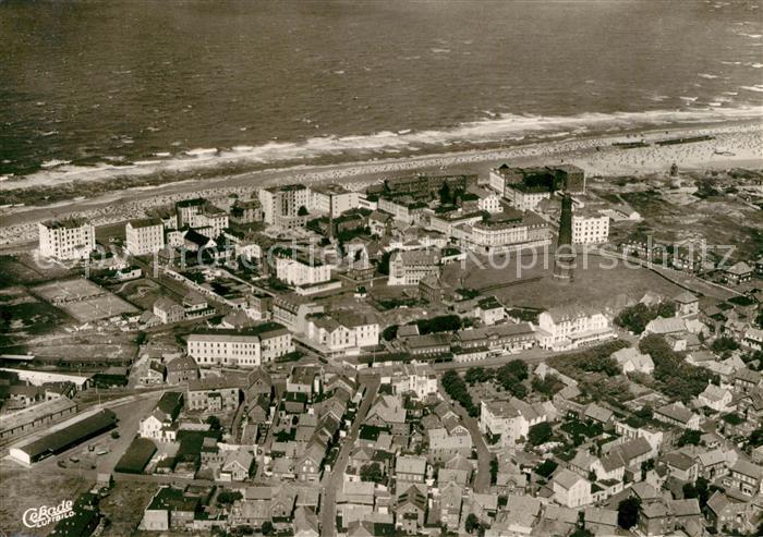 Borkum Fliegeraufnahme Denkmal Strand