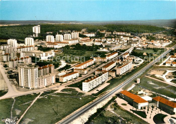 Saint-Dizier Haute-Marne Fliegeraufnahme Neubausiedlung Vert Bois Militaire