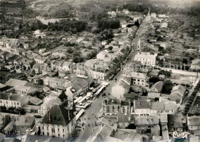 Sermaize-les-Bains Fliegeraufnahme Rathaus Marktplatz