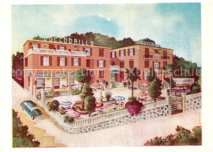 Varazze Pension Coccodrilo Kuenstlerkarte