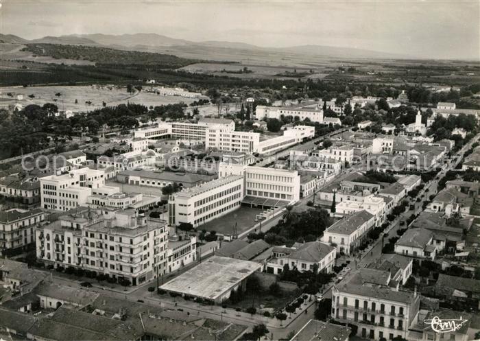 Orleansville Fliegeraufnahme Schule