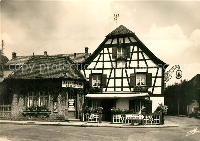 Ribeauville Haut Rhin Elsass Fachwerk Gasthaus