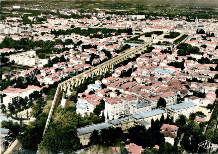 Montpellier Herault Fliegeraufnahme Aquadukt Bruecke