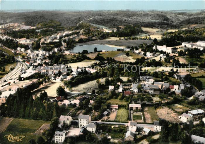 La Courtine Fliegeraufnahme Panorama