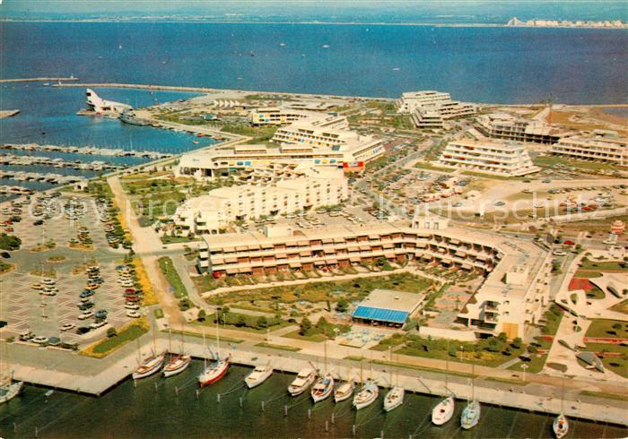 Port Camargue Fliegeraufnahme La Grande Motte