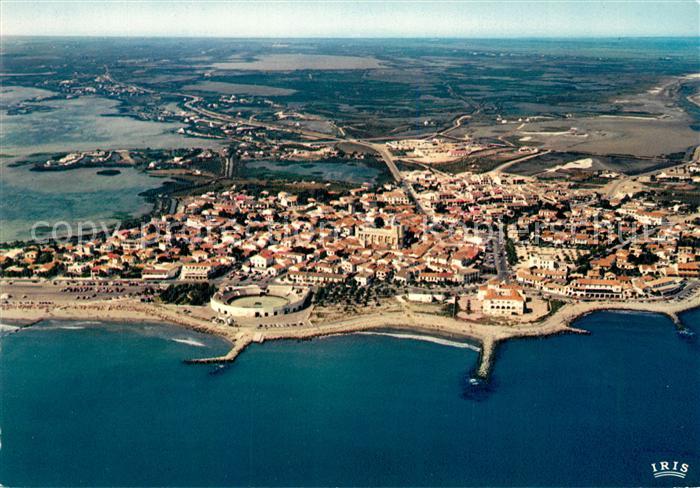 Les Saintes-Maries-de-la-Mer Fliegeraufnahme