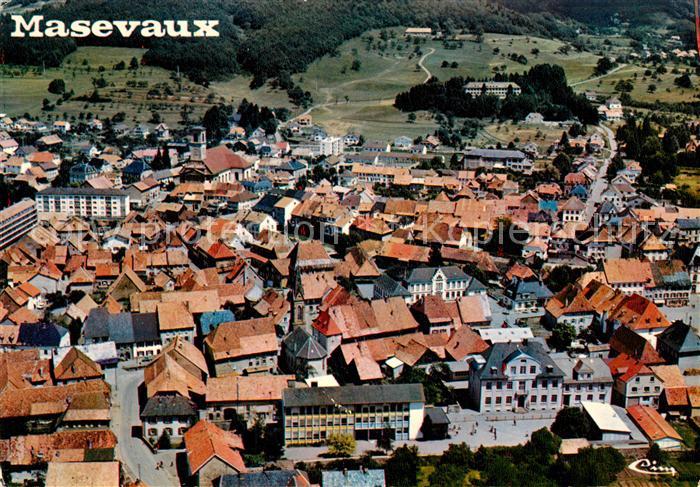 Masevaux Haut Rhin Alsace Fliegeraufnahme