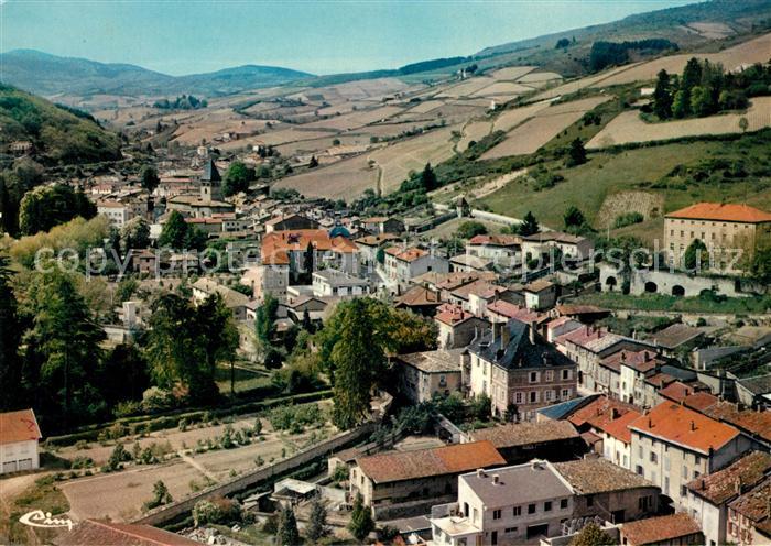 Beaujeu Rhone Fliegeraufnahme