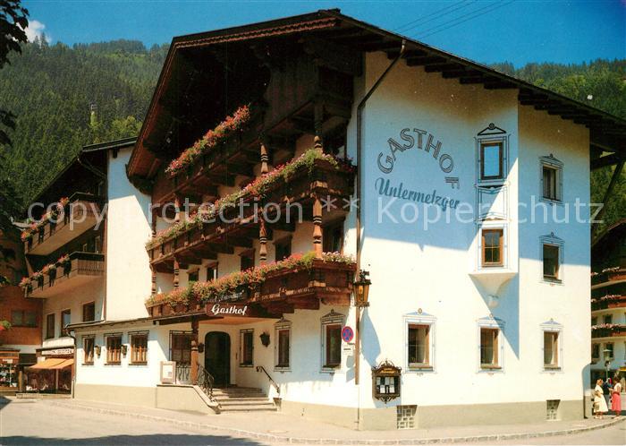 Zell Ziller Tirol Gasthof Untermetzger