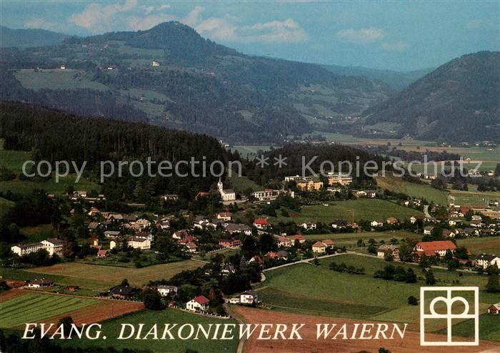 Feldkirchen Kaernten Fliegeraufnahme Evangelische Diakoniewerk Waiern
