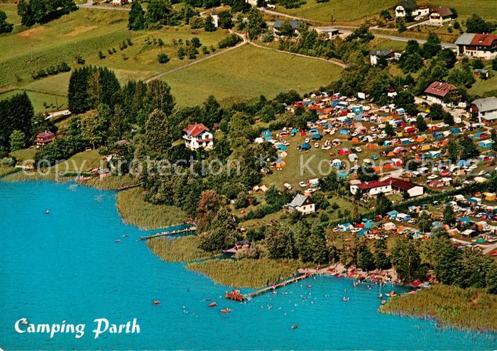 Ossiach Fliegeraufnahme Camping Parth