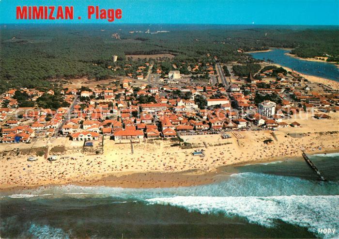 Mimizan Plage Fliegeraufnahme
