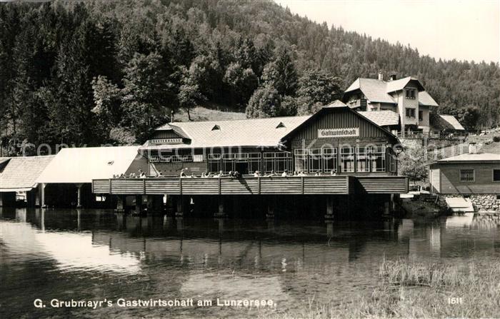 Lunz See Niederoesterreich G. Grubmayr's Gastwirtschaft Lunzersee