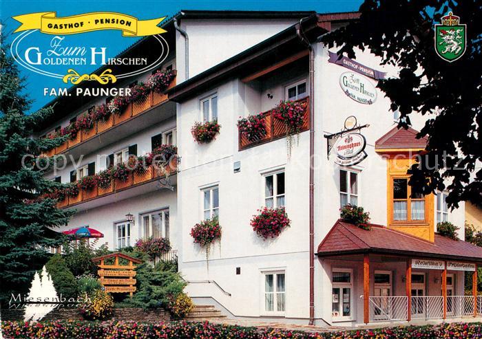 Miesenbach Niederoesterreich Gasthof-Pension Zum goldenen Hirschen