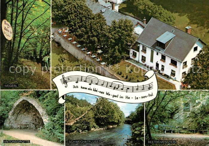 Baden Wien Waldgasthof Augustinerhuette Antonsgrotte Beethovenstein