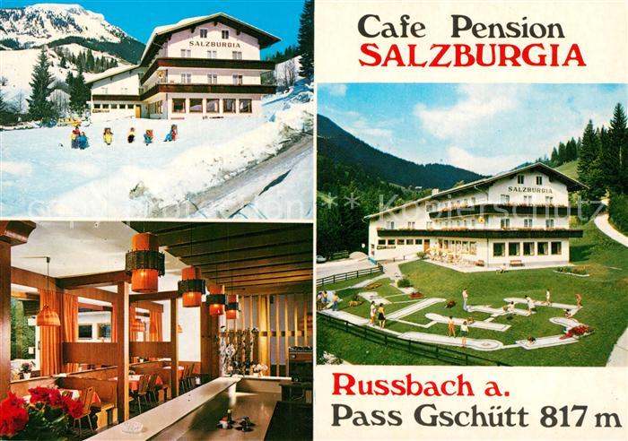 Russbach Pass Gschuett Cafe-Pension Salzburgia