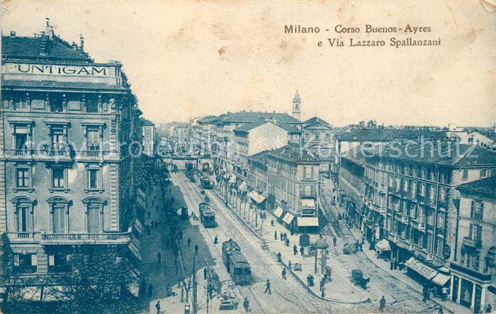 Milano Corso Buenos Ayres Via Lazzaro Spallanzani