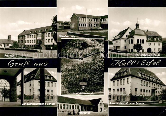 Kall Berufsschule Rathaus Landwirtschaftliche Schule Bahnhof